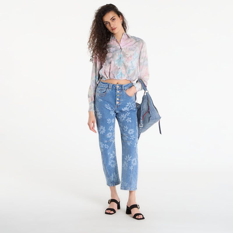 Jeansy Desigual Denim Maggi Denim Pants Blue