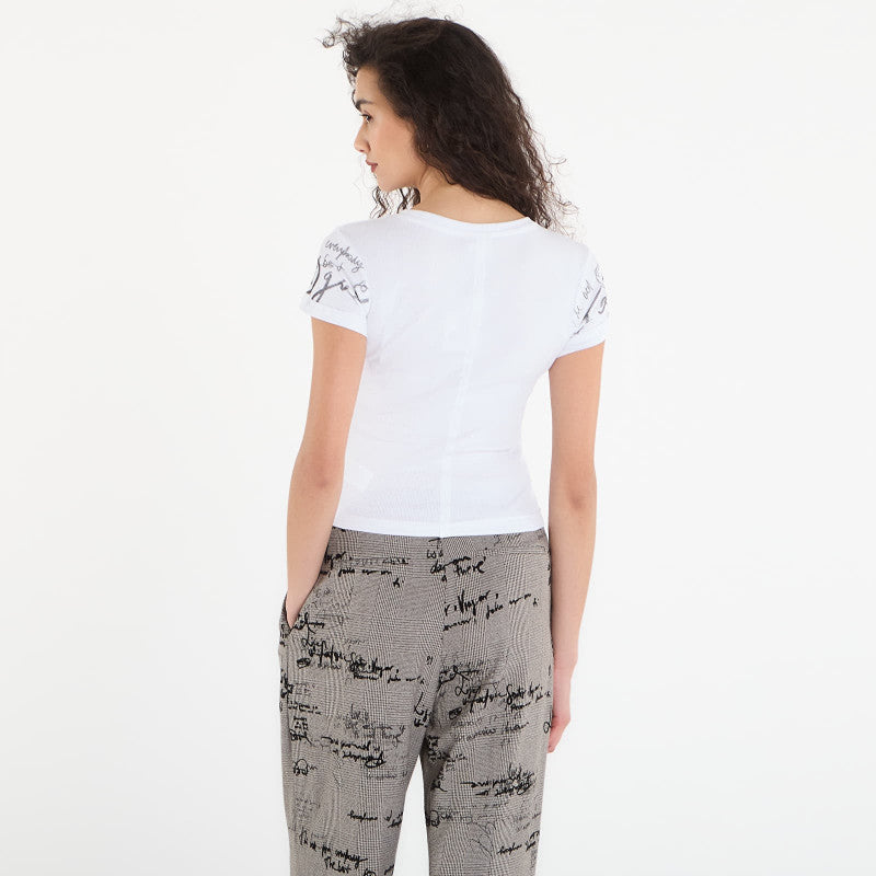 Desigual Ts Helsinki T-Shirt White