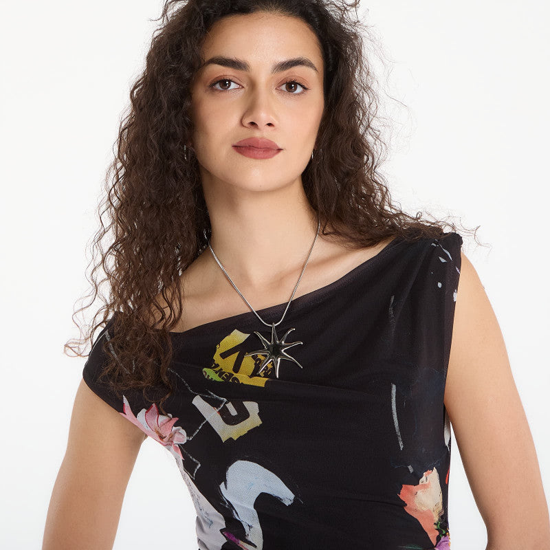 Sukienka Desigual Vest Delaware Dress Black