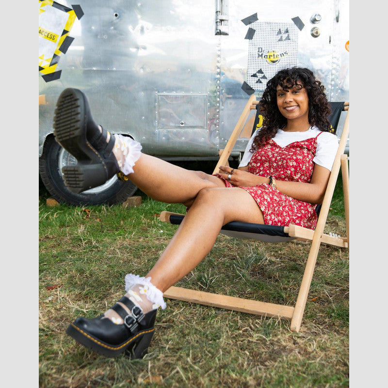 Dr. Martens EVIEE MARY JANE Black Sendal