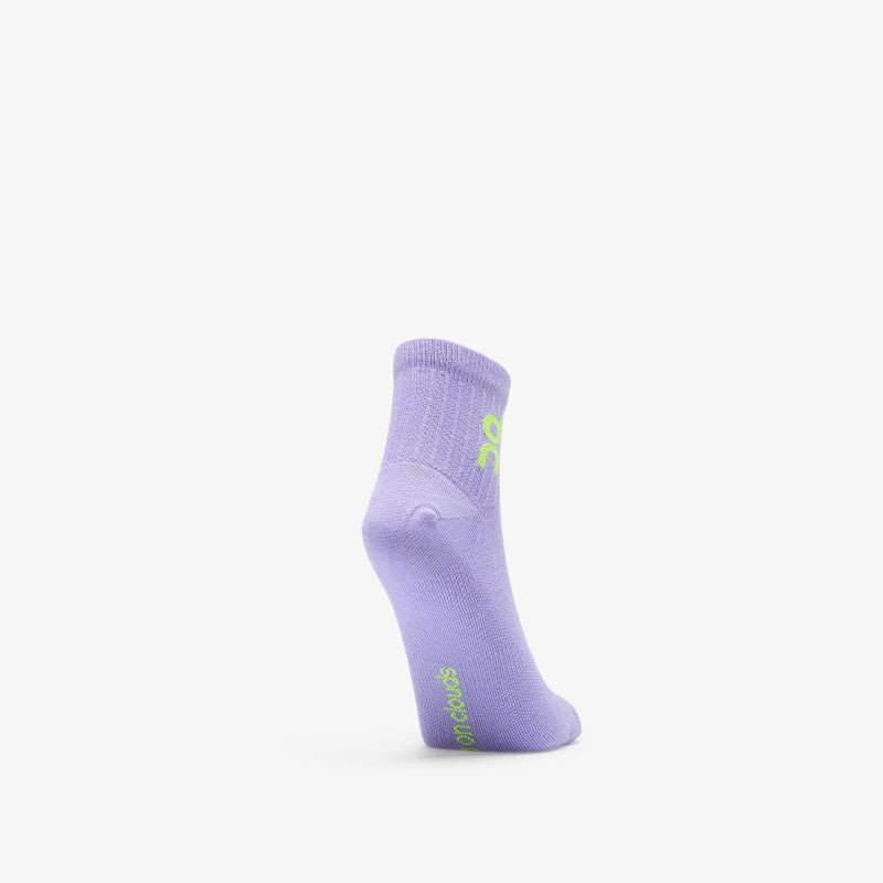 On Logo Sock Mid 3-Pack Orchid/ Comet