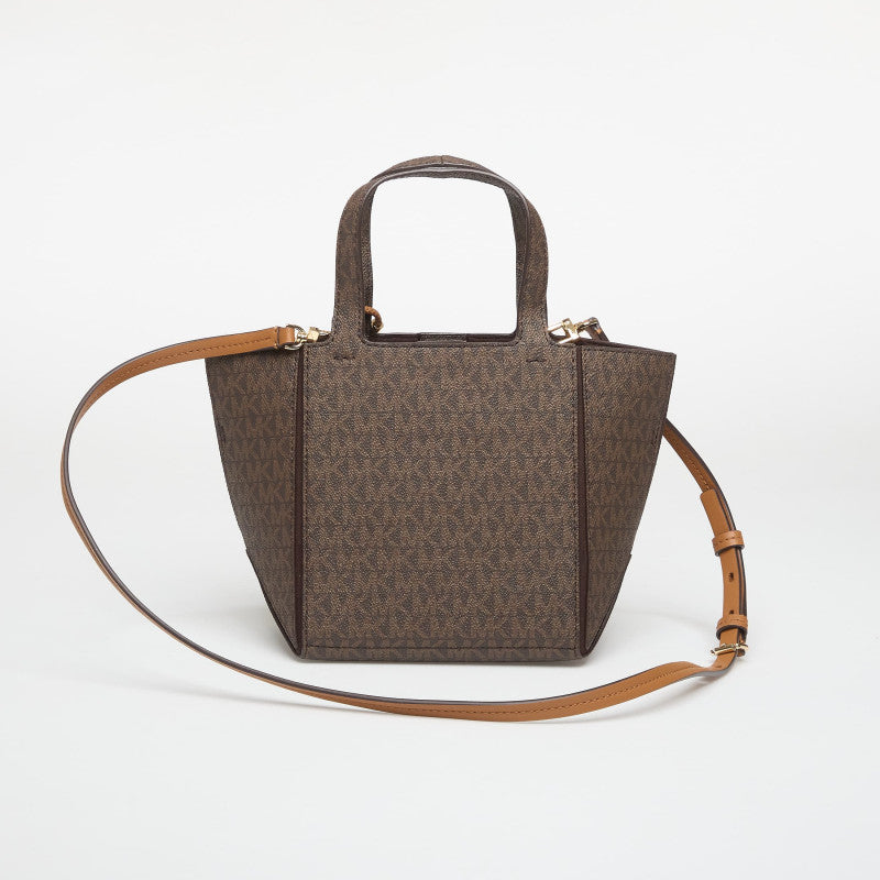 Michael Kors Sm Conv Cinched Tote Brown/ Acorn