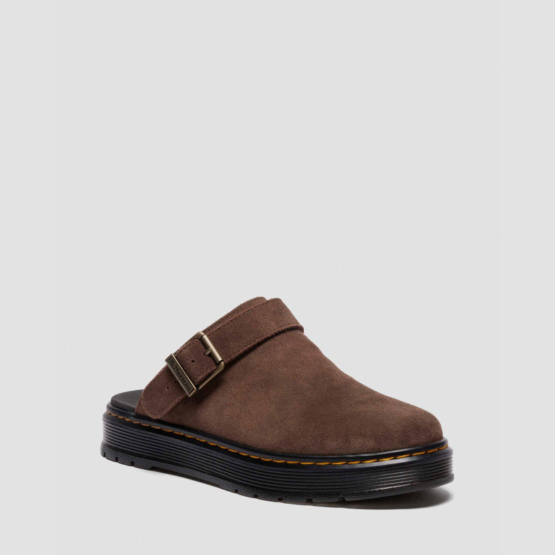 Dr. Martens Brookline Mule Dark Brown Bronx Suede