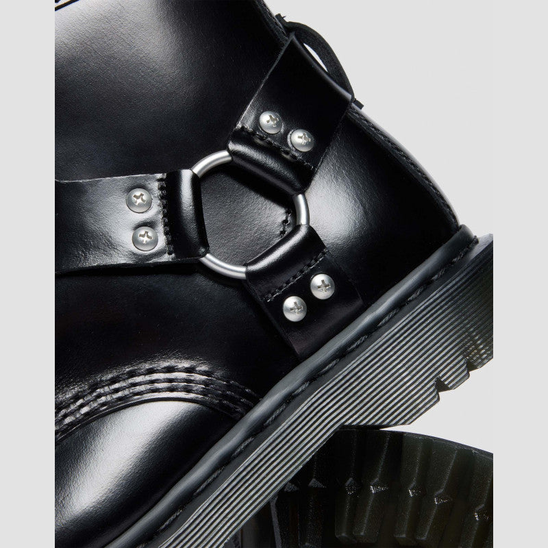 Dr. Martens 1460 Harness 8 Eye Boot Black Analine
