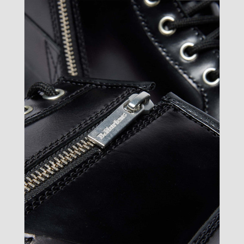 Dr. Martens 1460 Harness 8 Eye Boot Black Analine