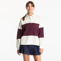 Gant Color Blocked Heavy Rugger Darkened Wine