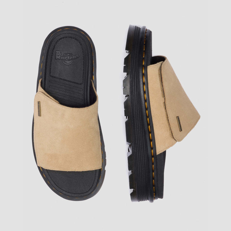 Dr. Martens ZEBZAG SLIDE Savannah Tan EH Suede