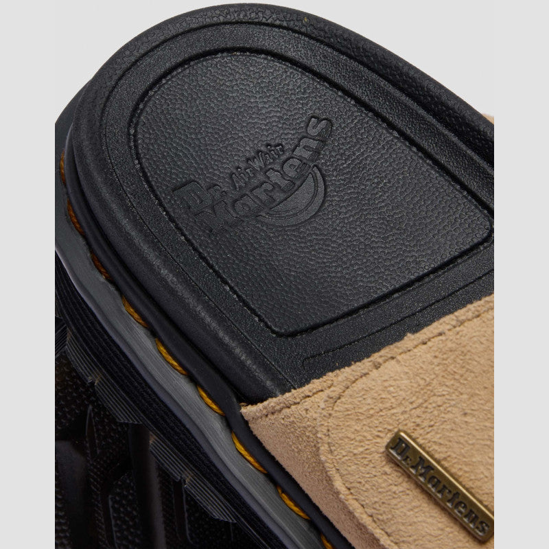 Dr. Martens ZEBZAG SLIDE Savannah Tan EH Suede