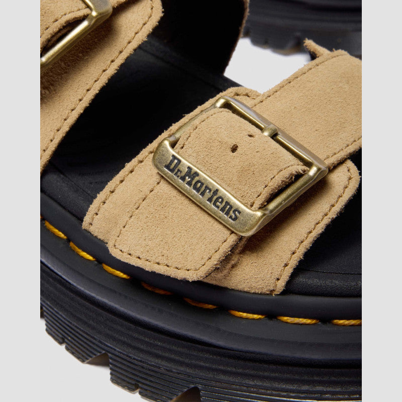 Dr. Martens ZEBZAG SANDAL Savannah Tan EH Suede