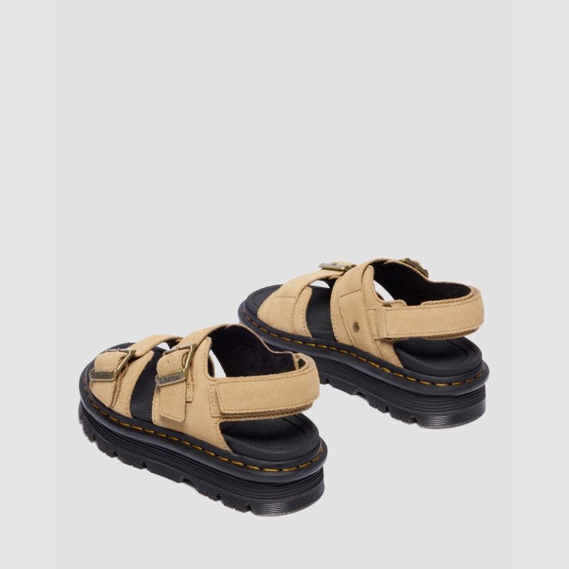 Dr. Martens ZEBZAG SANDAL Savannah Tan EH Suede