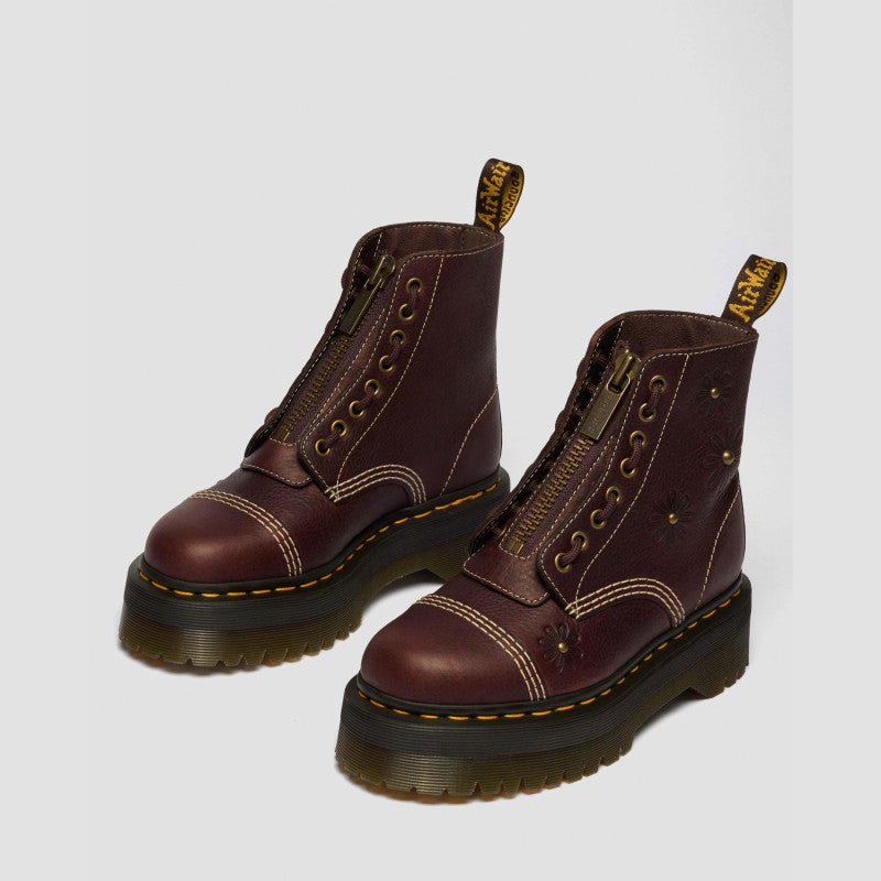 Dr. Martens SINCLAIR Flower Dark Brown Grizzly