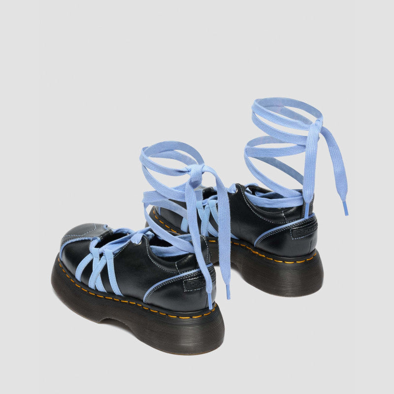 Dr. Martens BUZZ BALLERINA LACE UP Black Milled Gloss