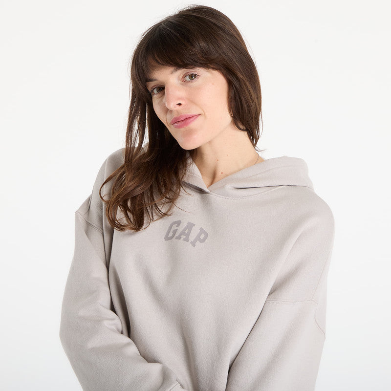 GAP V-Gap Mini Arch Pullover Hoodie Beige