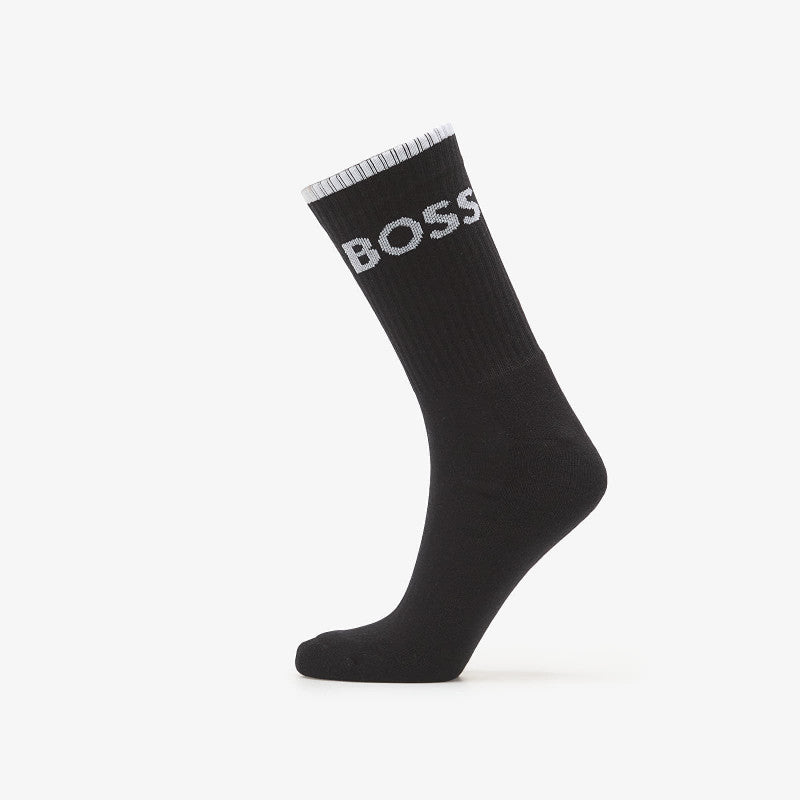 Hugo Boss 6-Pack QS Stripe CC Socks Black