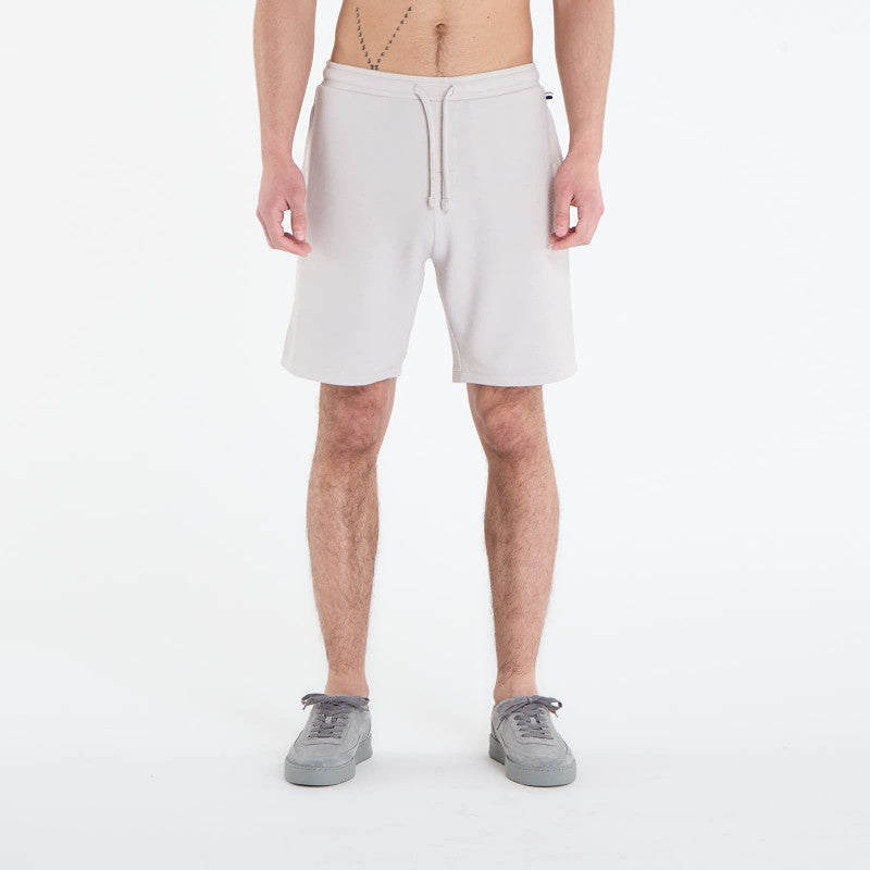 Hugo Boss Rib Shorts Light Grey
