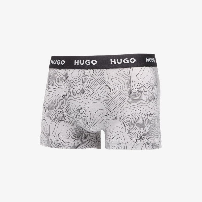 Bokserki Hugo Boss Trunk Triplet Design Black