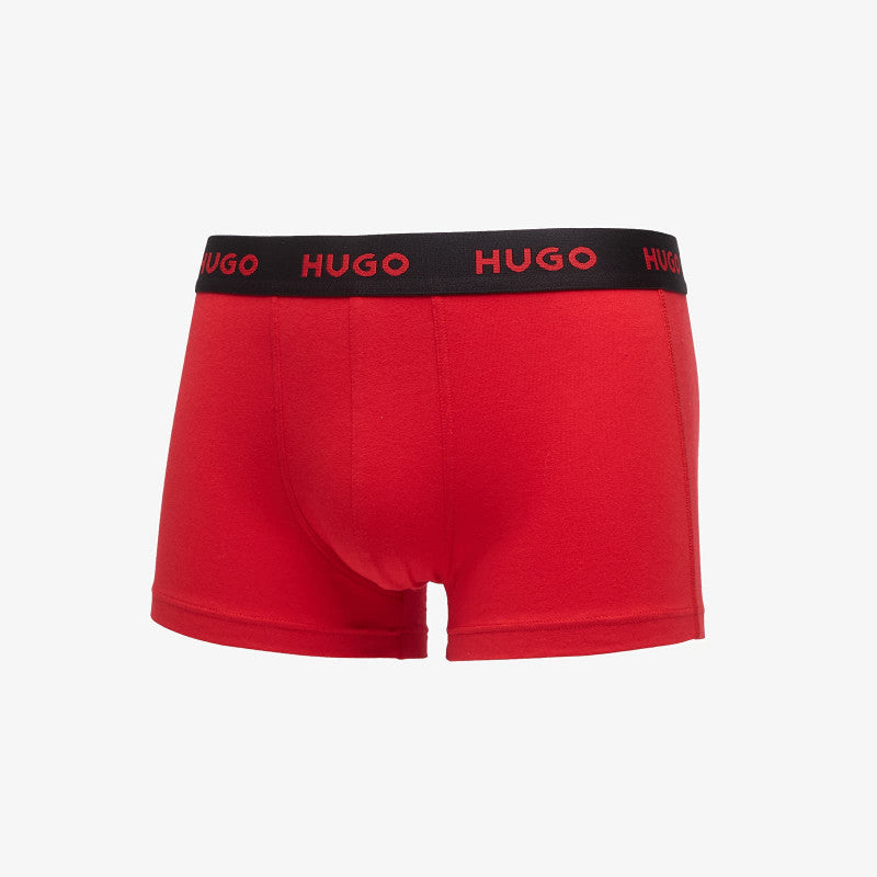 Bokserki Hugo Boss Trunk 3-Pack Design Multicolor