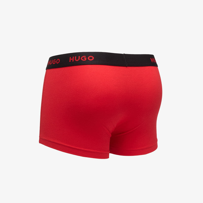 Bokserki Hugo Boss Trunk 3-Pack Design Multicolor