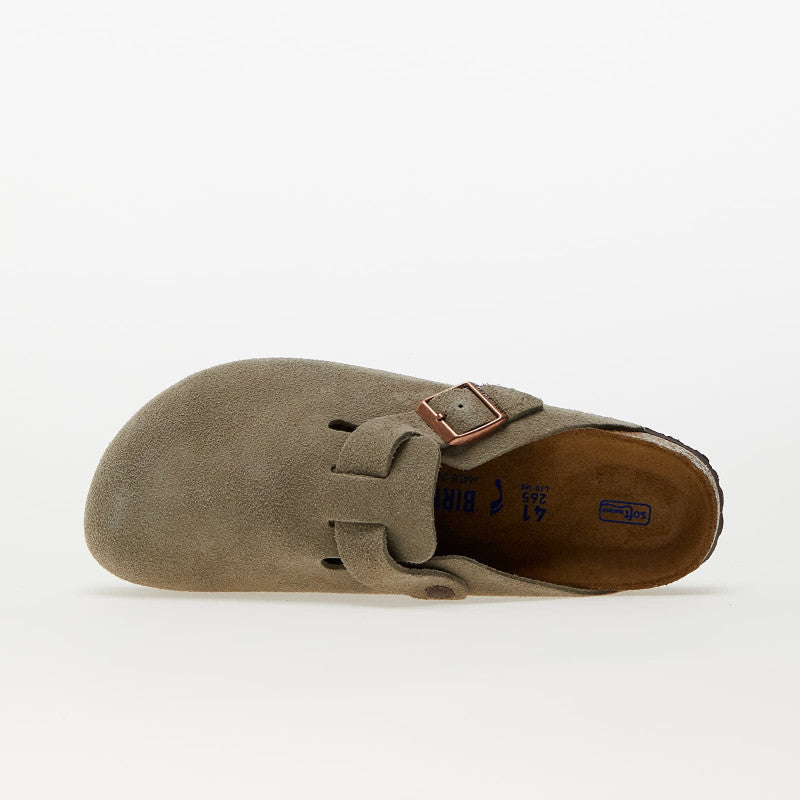 Birkenstock Boston Soft Footbed Velvet Taupe