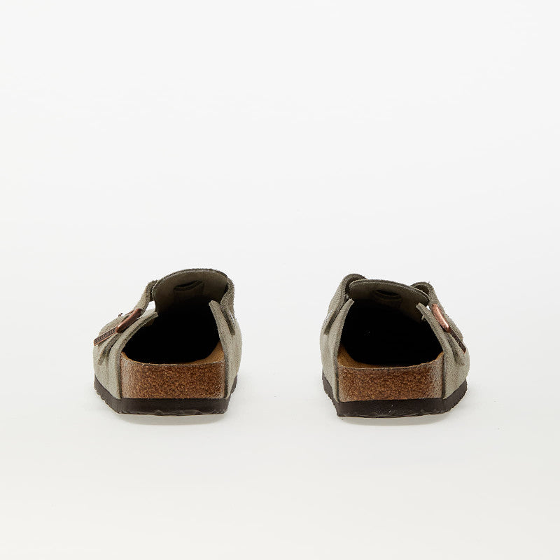 Birkenstock Boston Soft Footbed Velvet Taupe
