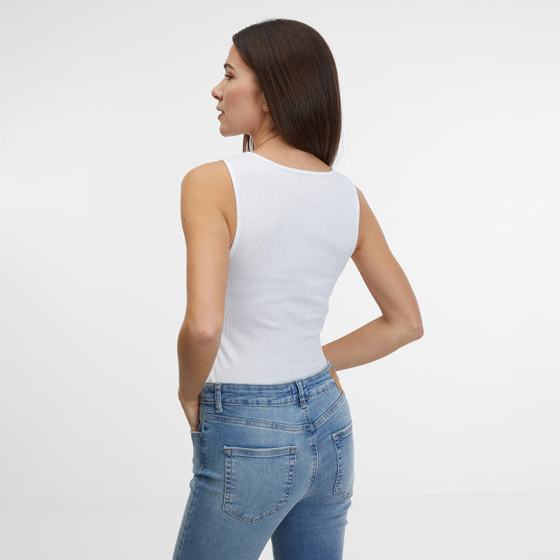 GAP Boyfriend Logo Tank White V2 Global