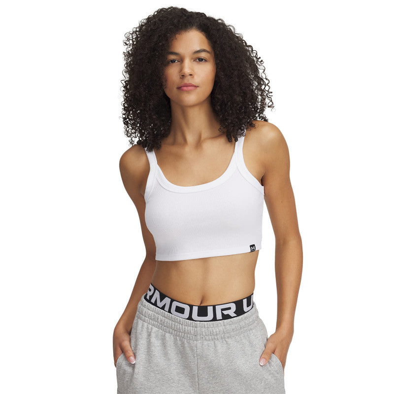 Under Armour Rival Rib Baby Tank White/ White