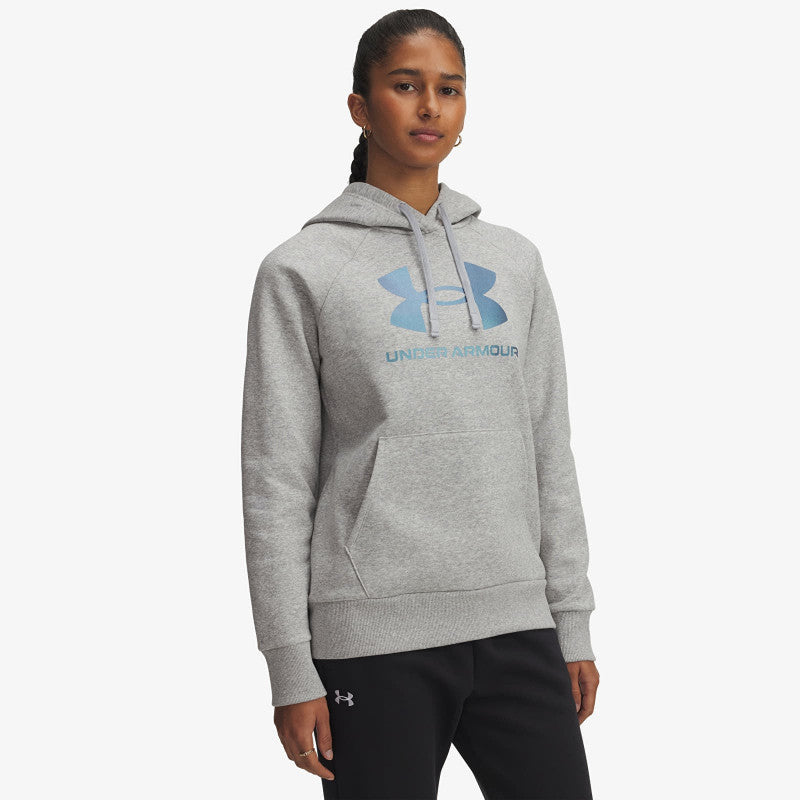 Under Armour Rival Flc Shimmer Hdy Gray
