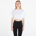 Under Armour Cropped Script SS Tee White