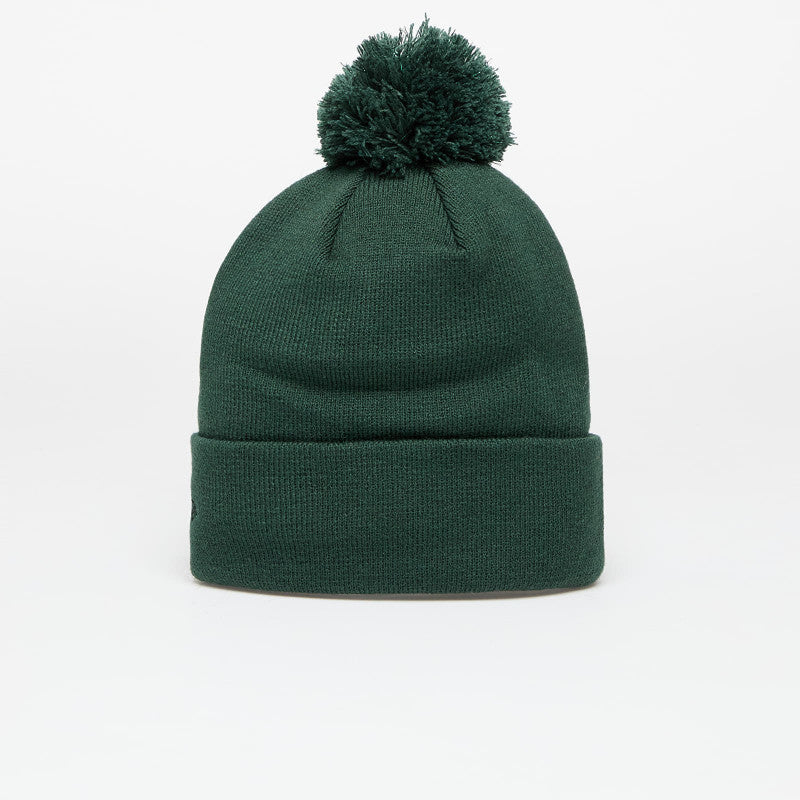 New Era Los Angeles Dodgers MLB Wmns Knit Medium Metallic Bobble Beanie Dark Green