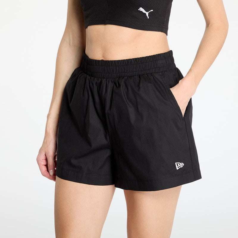 New Era Womens Cotton Black Shorts Black