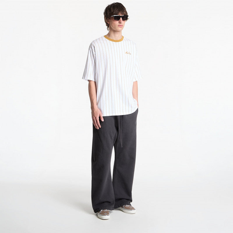 New Era Pinstripe OS Tee UNISEX Optic White/ DOC