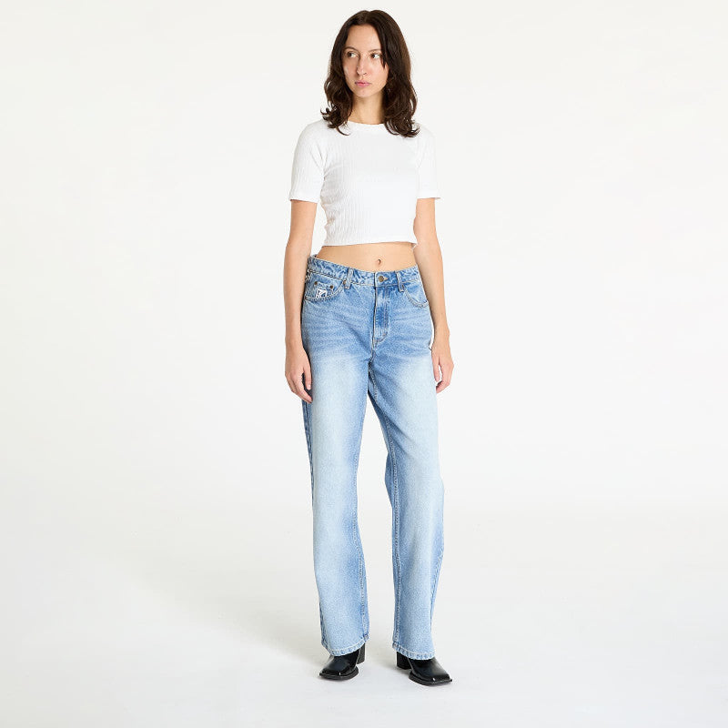 Karl Kani OG Five Pocket Straight Leg Denim Vintage Mid Blue