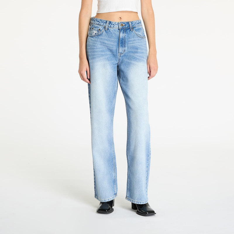 Karl Kani OG Five Pocket Straight Leg Denim Vintage Mid Blue
