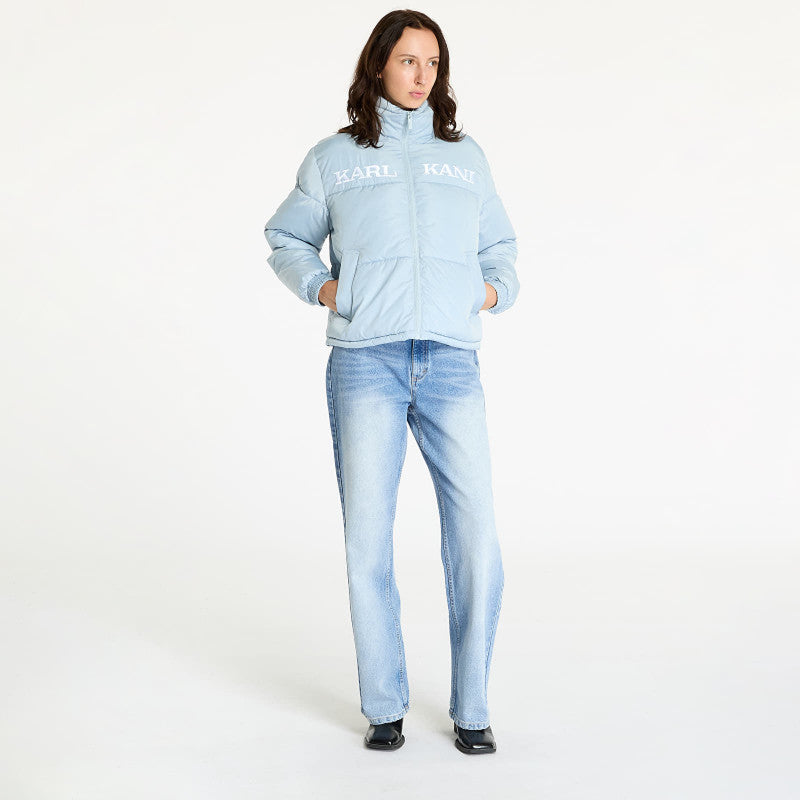 Karl Kani Retro Essential Puffer Jacket Light Blue