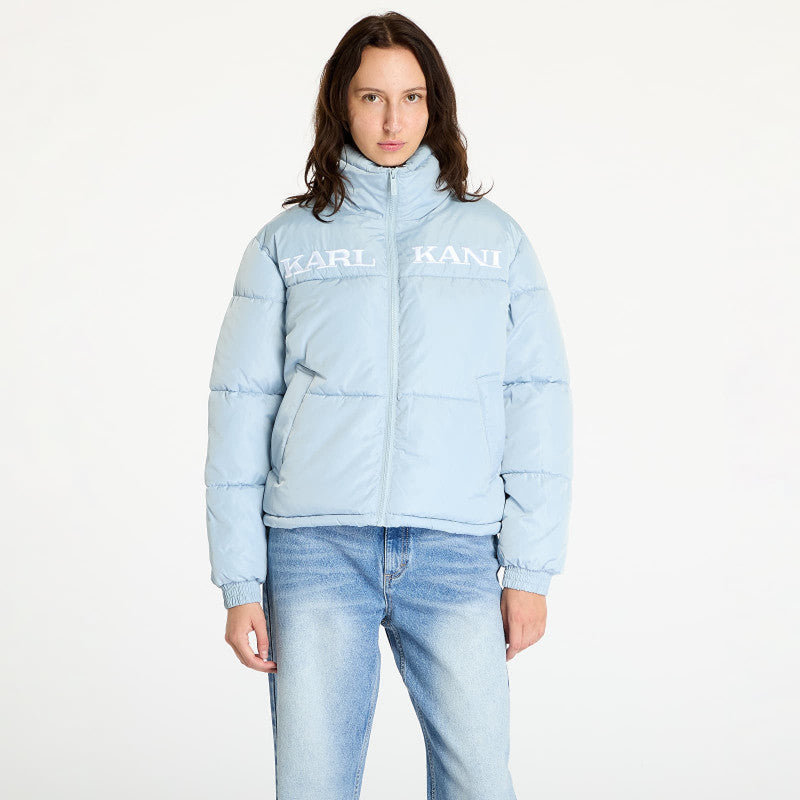 Karl Kani Retro Essential Puffer Jacket Light Blue