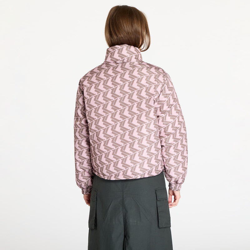 Karl Kani OG Reversible Puffer Jacket Rose/ Taupe