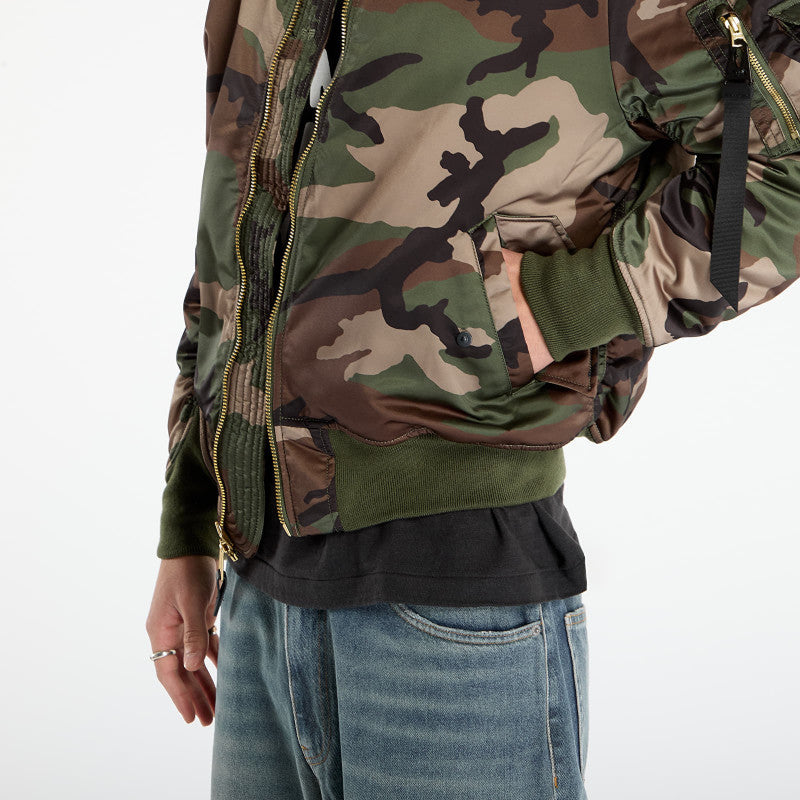 Alpha Industries MA-1 Base Flight Jacket Camo Wdl Camo 65