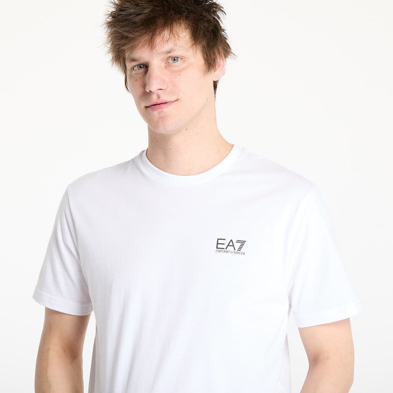 EA7 Emporio Armani Train Logo Series M Tee Ss White/ Black
