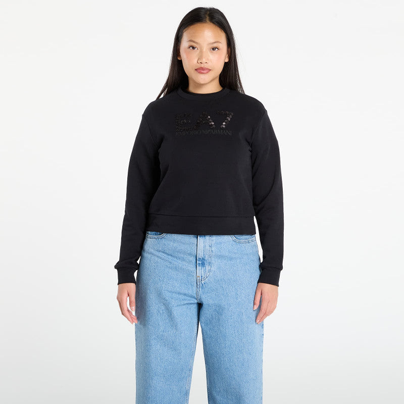 EA7 Emporio Armani Train Logo Series Wmns T-Top Cn C Black