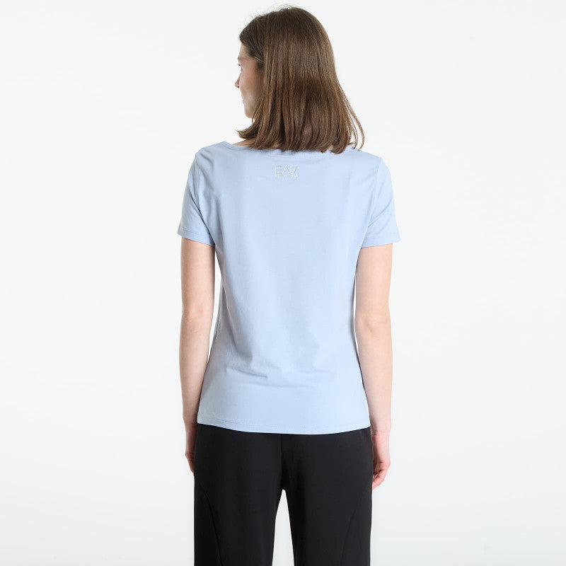 EA7 Emporio Armani Train Logo T-Shirt Zen Blue