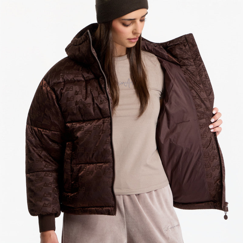 EA7 Emporio Armani Mountain Winter Jackets Wmns Bomb Fancy Chicory Coffee