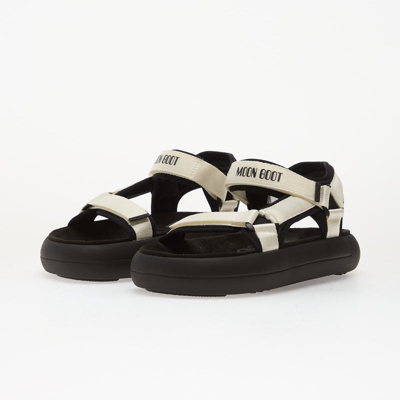 Moon Boot Super Sandal Black/ White