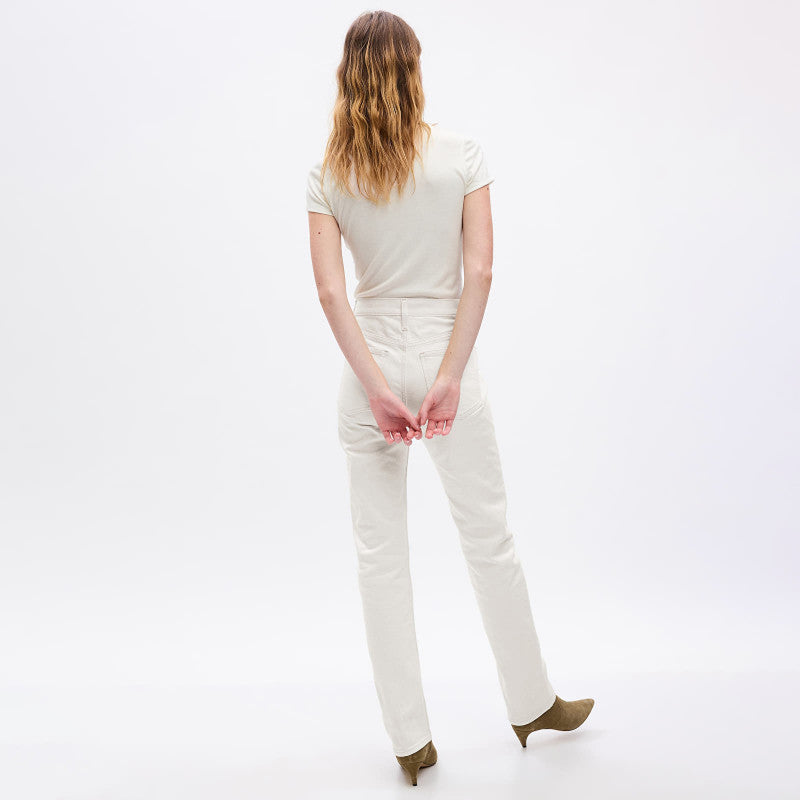 Jeansy GAP 90S Straight High Rise New Off White