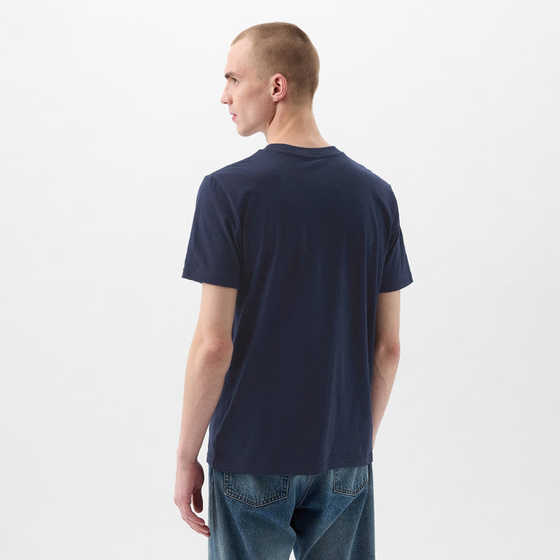 GAP Pocket Micro Logo Tee Tapestry Navy