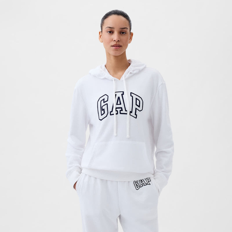 GAP Pullover Logo Hoodie Optic White V6