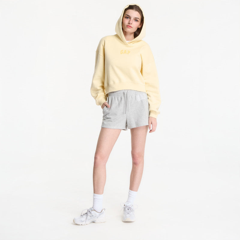 GAP Pg Cropped Po Hood Yellow