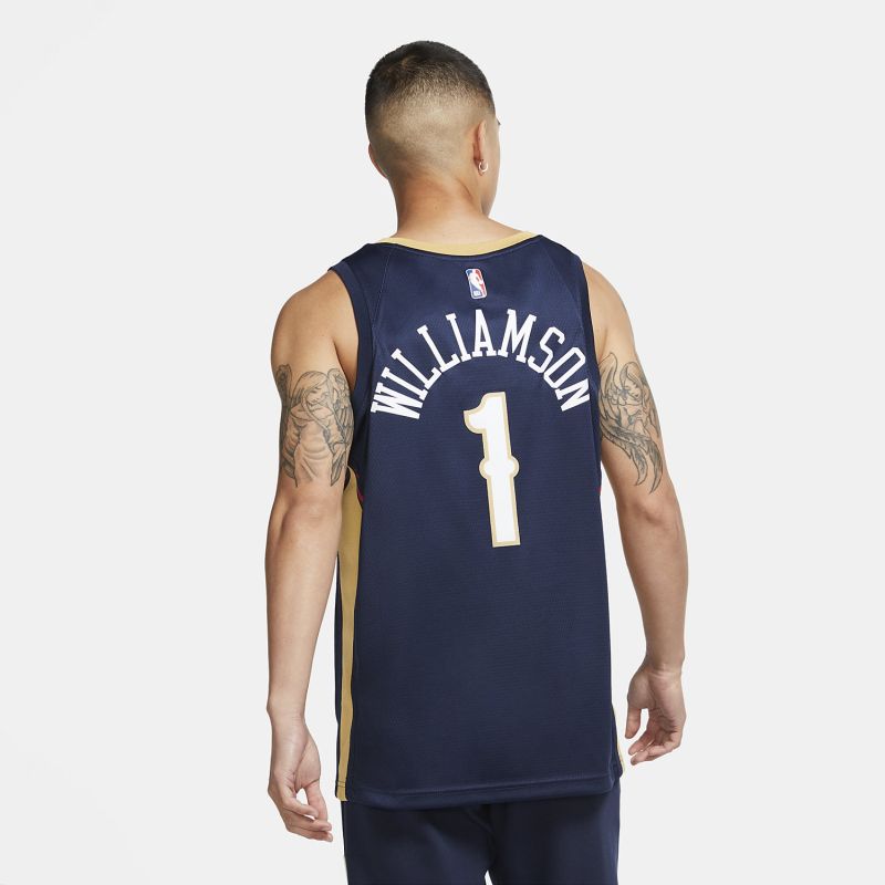 Nike NBA Zion Williamson Pelicans Icon Edition 2020 Swingman Jersey marškinėliai