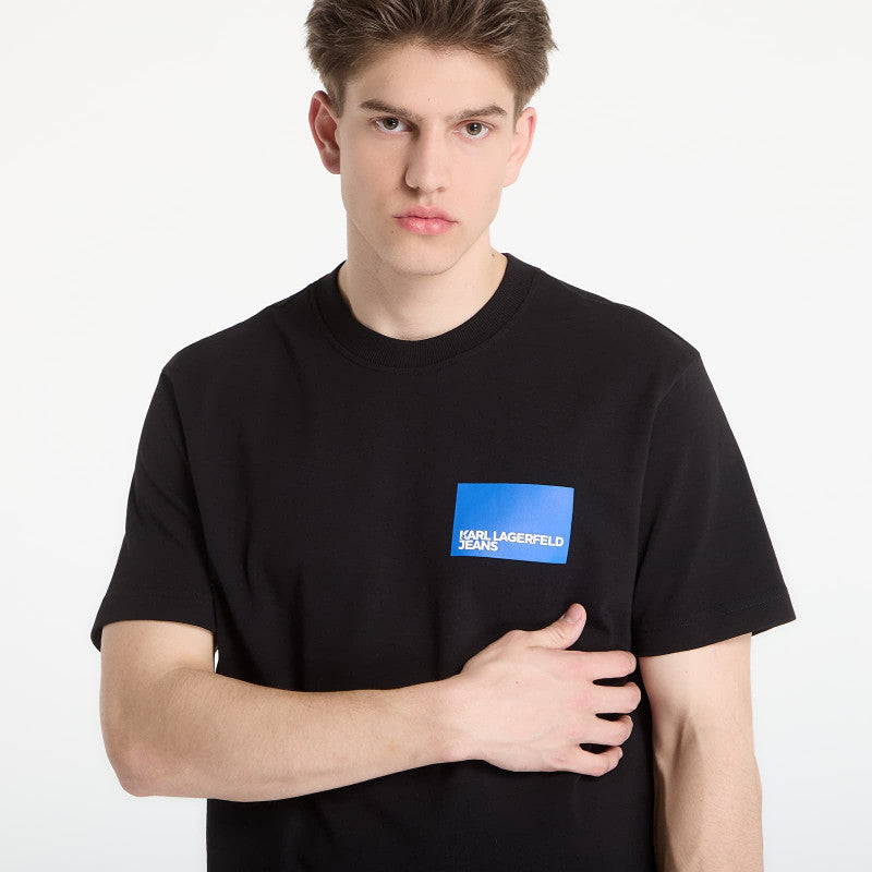 Karl Lagerfeld Jeans Reg Ss Box Logo Tee Black