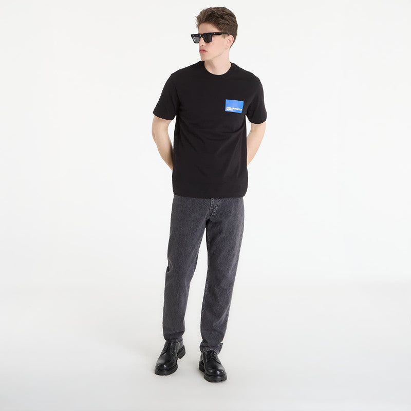 Karl Lagerfeld Jeans Reg Ss Box Logo Tee Black