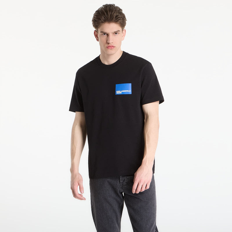Karl Lagerfeld Jeans Reg Ss Box Logo Tee Black